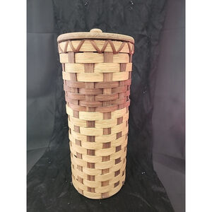 Amish Toilet Paper Holder Oak Wood 5 Roll